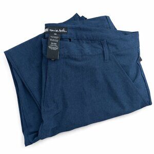 Travis Mathew Pantladdium Performance Golf Pants Sz 38x33 Blue 4-Way Stretch NWT
